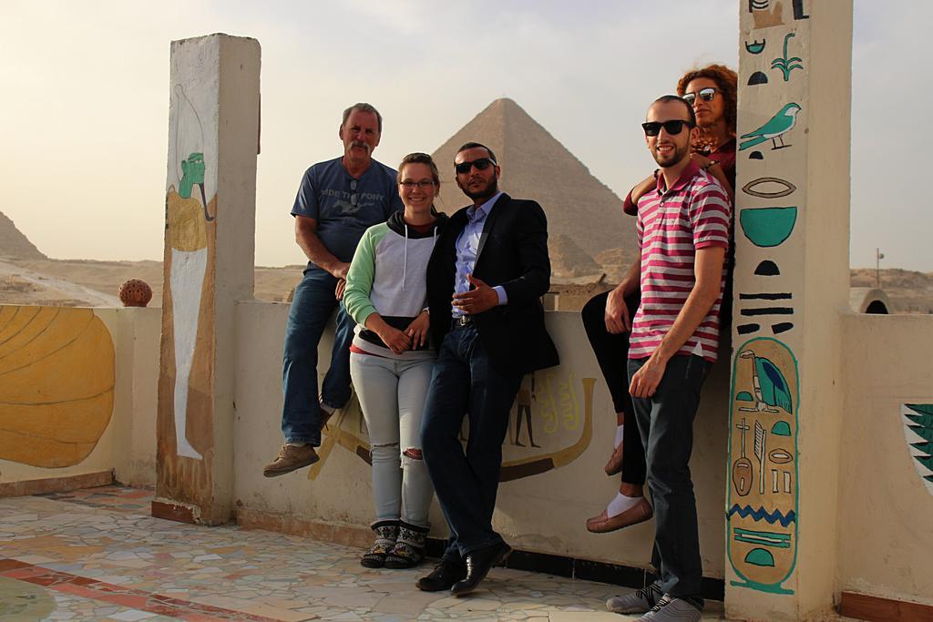 Pyramids Loft Homestay Kafret el-Gabal Dış mekan fotoğraf