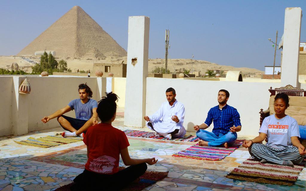 Pyramids Loft Homestay Kafret el-Gabal Dış mekan fotoğraf