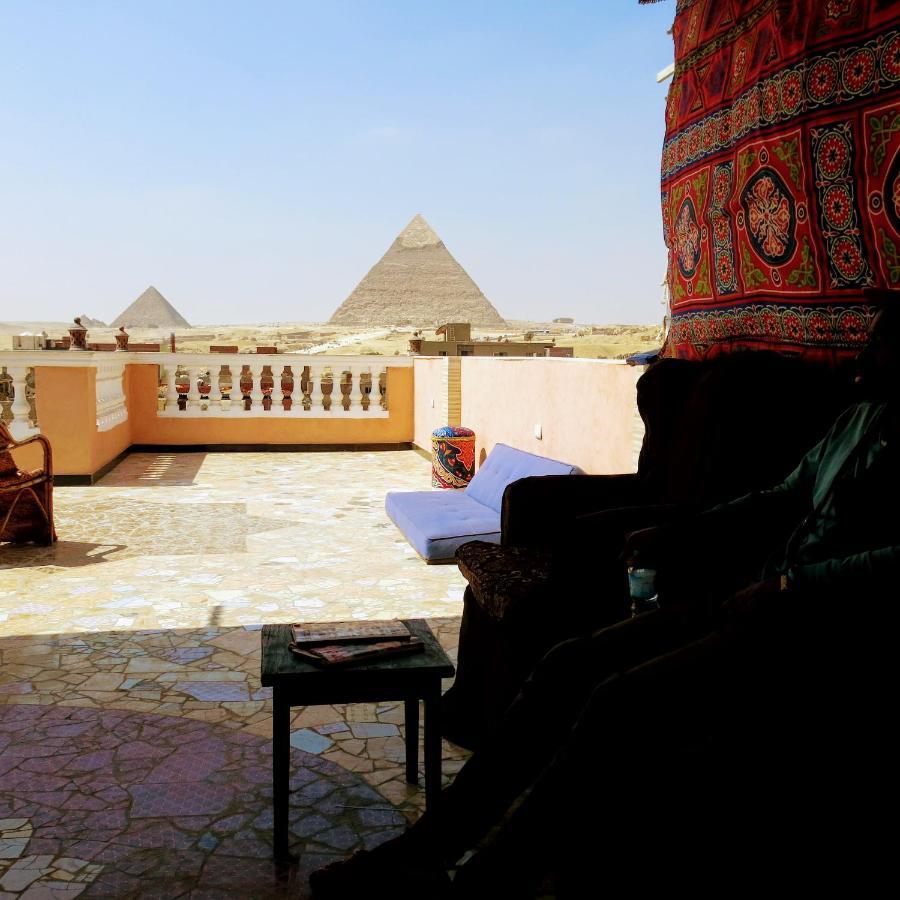 Pyramids Loft Homestay Kafret el-Gabal Oda fotoğraf